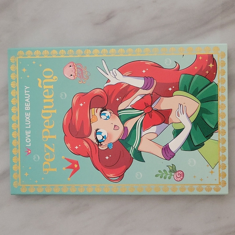 Ariel the little mermaid disney makeup pallet